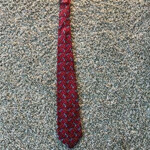 Robert Talbott Red and Blue Patterned Tie